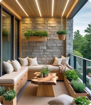 Affordable balcony furniture in Dubai