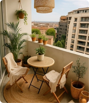 Balcony seating Dubai