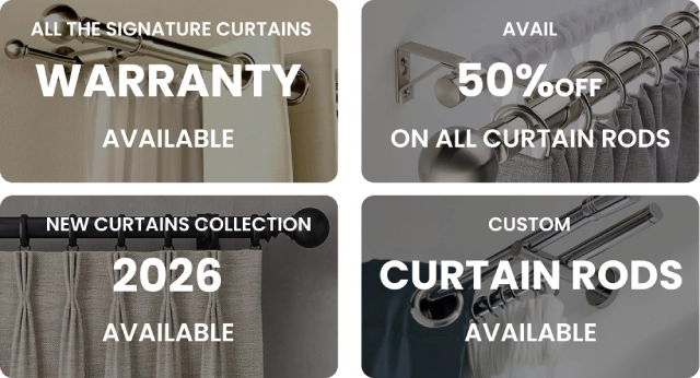Curtain rods Dubai
