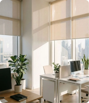 Custom office blinds UAE