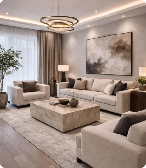 Designer living room furniture UAE