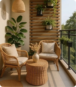 Luxury balcony furniture UAE