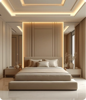 Luxury upholstered beds UAE