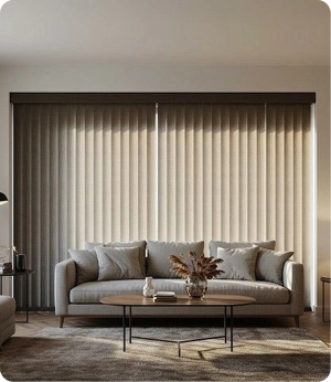 Made-to-measure vertical blinds UAE