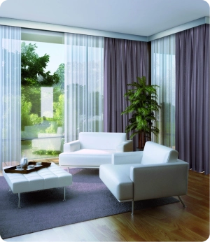 Motorized window curtains UAE
