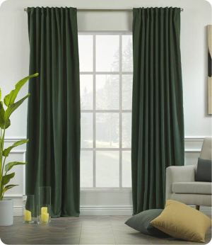 Olive green curtains Dubai