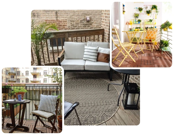 Outdoor balcony furniture UAE