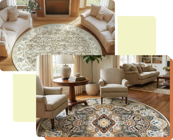 Custom Round Rugs Dubai