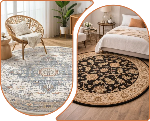 Premium Round Rugs Dubai
