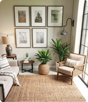 Woven Jute Rugs Dubai