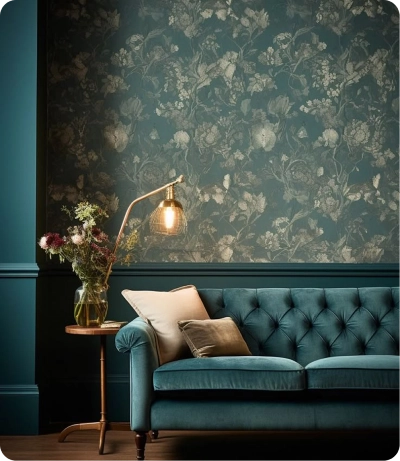Decorative Wallpaper for Living Room Dubai