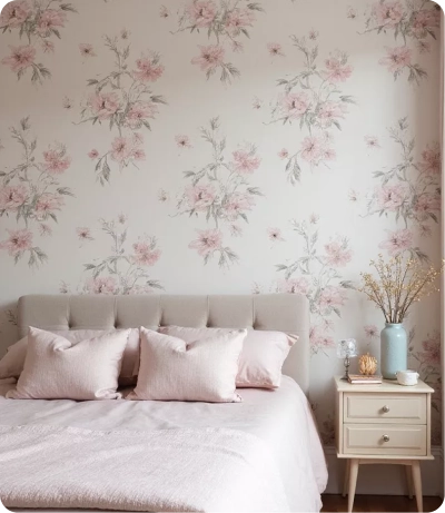 Elegant Floral Wallpaper Dubai