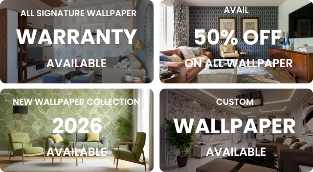 Living Room Wall Wallpaper Dubai