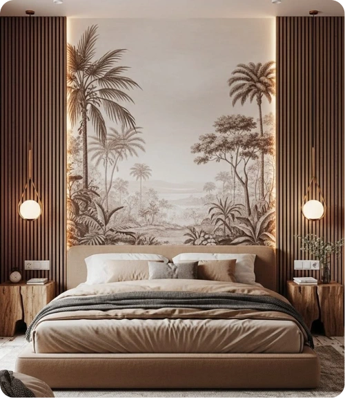 Luxury Bedroom Wallpaper Designs Dubai