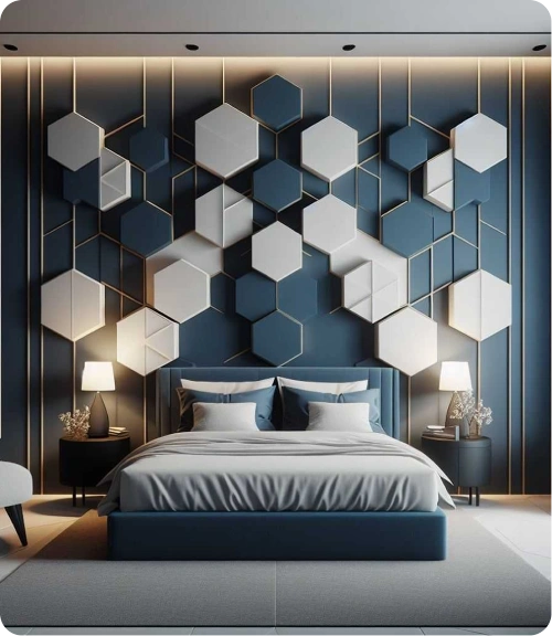 Modern Bedroom Wallpaper Dubai