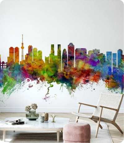 Modern Mural Wallpaper Dubai