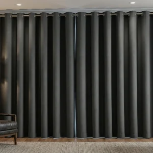 Charcoal Grey Blackout Curtains