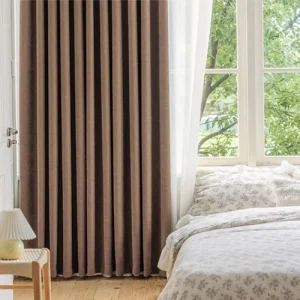 Heavyweight Soundproof Drapes Chocolate