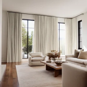 Modern Linen Custom Soundproof Curtains