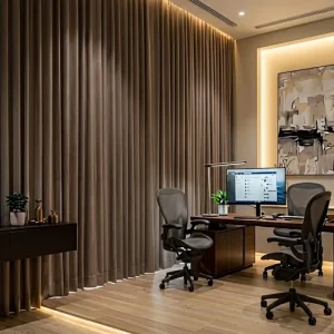 Office Privacy Drapes