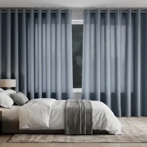 Premium Textured Grey Curtains
